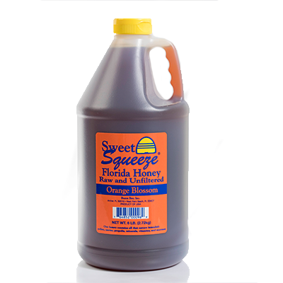Sweet Squeeze Raw Orange Blossom Honey - 6lb Half Gallon – Buzzn
