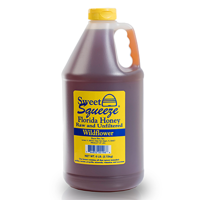 Sweet Squeeze Raw Wildflower Honey - 6lb Half Gallon – Buzzn Bee