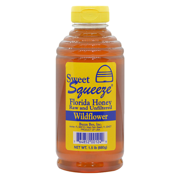 Sweet Squeeze Raw Wildflower Honey - 1.5lb – Buzzn Bee Farm