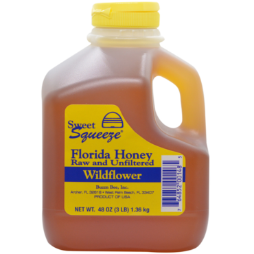 http://buzznbee.com/cdn/shop/products/SweetSqueezeRawWildflowerHoney_3lbJug1_grande.png?v=1678605889